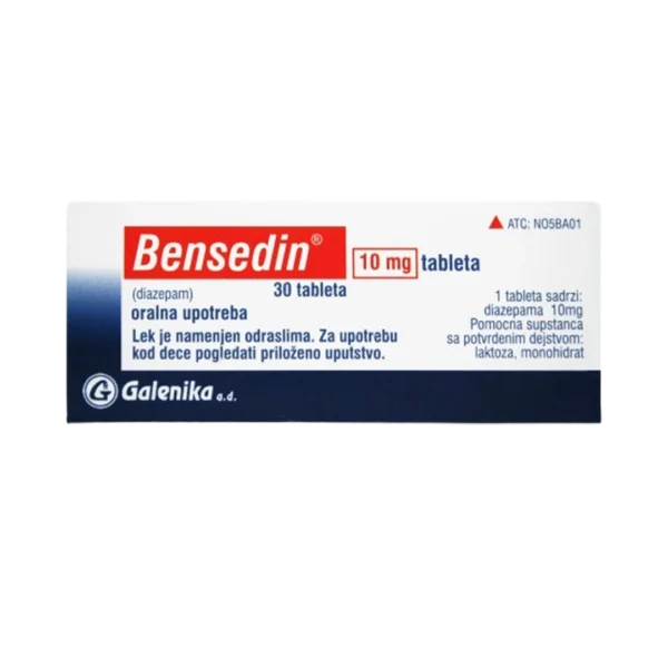 Bensedin / Diazepam 10mg tablets