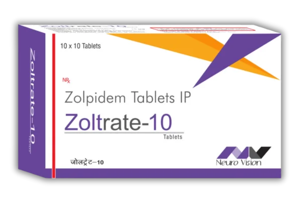 Zolpidem Tartrate 10mg Tablets (Zoltrate)