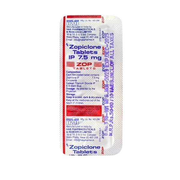 Zopiclone 7.5mg (Blue) - Image 3