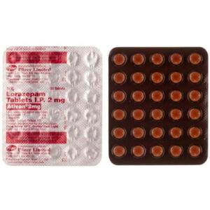 Lorazepam 2MG Tablets (Pfizer)